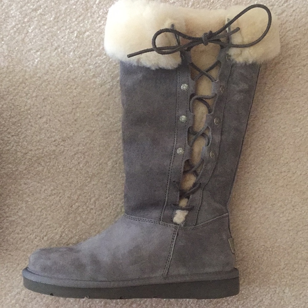 Grey UGG suede boots size 6